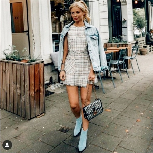 NWOT BLOGGERS FAVORITE TWEED SKORT DRESS— Zara - Picture 4 of 13